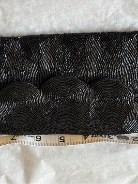 Dubarry of Ireland Black Beaded Evening Clutch